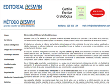 Tablet Screenshot of editorialbesman.com